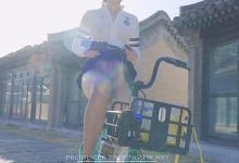 [妖精社] 2020.01.08 H2001《美丝自行车》盈盈 [1V/187M]-妹子图