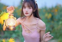 兔子Zzz不吃胡萝卜 -  蓝调向日葵少女 [28P-316MB]-妹子图