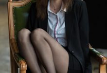 IESS异思趣向 秋秋 偏爱红色高跟鞋 [95P]-妹子图