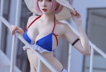 二佐Nisa - NO.140 碧蓝塔尔图泳装 [27P-152MB]-妹子图