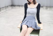 丝慕写真 SM288 米朵 《天台玩丝两姐妹》-妹子图