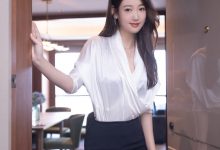 唐安琪《黑色短裙》原版写真 [83P-1.03G]-妹子图