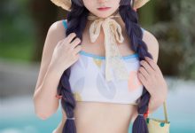 花铃 NO.54 - 碧蓝档案 美游泳装[41P-304MB]-妹子图