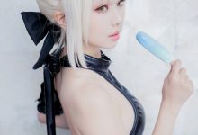 Ely_eee(ElyEE子) NO.071 — 黑皮泳裙[15P／40.8MB]-妹子图