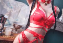 鬼畜瑶在不在w NO.045 - 红色束缚[44P+1V／886MB]-妹子图