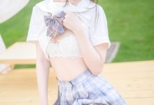 香草喵露露 NO.008 - 阳光庭院制服[50P／714MB]-妹子图