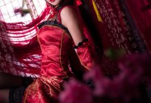 鬼畜瑶 NO.011 时崎狂三新年旗袍 [22P-415MB]-妹子图