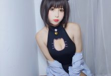 黑米粥 NO.012 – 露背猫咪 [6P+2V-94M]-妹子图