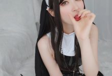 Coser小姐姐白银 - 皮衣修女 [95P6V-654MB]-妹子图