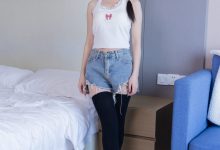 [BoBoSocks袜啵啵]NO.390 甜甜圈-板鞋、厚黑丝大腿袜、厚白丝大腿袜[148P+1V／6.19GB]-妹子图