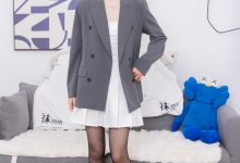 [BoBoSocks袜啵啵]NO.404 糯米-板鞋、黑丝、ol风[145P+1V／6.13GB]-妹子图