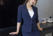 张思允《蓝色制服》原版写真 [53-968MB]-妹子图