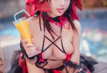 沖田凜花Rinka - Kurumi Tokisaki Swimsuit [29P-316MB]-妹子图