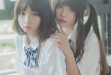 萝莉风COS 桜桃喵&疯猫ss – JK百合 [43P]-妹子图