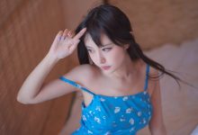 Shika小鹿鹿 – 蓝裙子 [16P-96MB]-妹子图