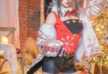 周叽是可爱兔兔 NO.024 - 圣诞黑丝兽耳[18P／297MB]-妹子图