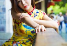 GIRLISS丽丝映像 - 梁冰 黄色的旗袍丝 [77P-1.68GB]-妹子图