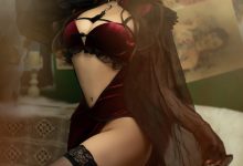 过期米线线喵 – 红丝绒旗袍[53P-86MB]-妹子图