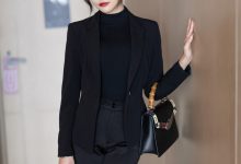 王馨瑶《黑色西装加西裤》原版写真 [93P-203MB]-妹子图