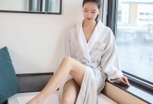 丝慕写真 SM410 茗茗《法兰绒浴袍》-妹子图