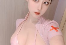 奈汐酱nice 粉色护士 无水印版 [36P+3V-283MB]-妹子图