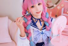 绮太郎_Kitaro - aqua 湊阿库娅 [25P-299MB]-妹子图