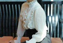 [IESS异思趣向] 2022.03.02 丝享家1017：婉萍《黑丝咖啡》[90P／107MB]-妹子图