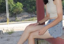 Pary摄影 NO.021 极品美女校花思思全程赤脚拍照后亮出脏脚底[130P／475MB]-妹子图