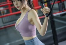 香草喵露露 - NO.35 小露乱撞 健身房瑜伽服 [35P1V-1.23GB]-妹子图