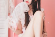 [Cosplay]桜桃喵 - 冬眠系列-粉色浴缸 [57P]-妹子图