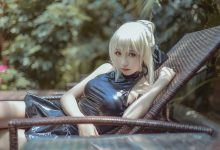 腐团儿 NO.002 黑saber泳装_第二弹阿尔托莉雅alter [12P-115MB]-妹子图