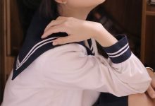 日系校服美女大胆制服诱惑写真-妹子图