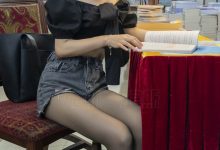 [72斯]丝足写真 NO.006 图书馆[30P／72M]-妹子图