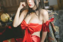 香草喵露露 - NO.42 杨枝甘露 红色丝带礼物 [54P1V-1.68GB]-妹子图