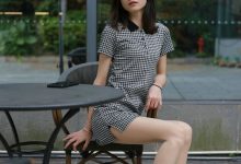 [IESS异思趣向] 2021.07.22 丝享家867：小六《格子连衣裙》[90P／165MB]-妹子图