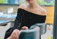 袜涩写真 VOL.034 暖暖黑色小礼服 [48P／417MB]-妹子图