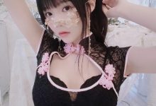 桜桃喵 - 蕾丝旗袍 [20P-188MB]-妹子图