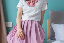 大生模拍 NO.277 漫语 白色长筒袜[74P／607MB]-妹子图