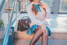 雪晴Astra (雪晴嘟嘟) Vol.036 JK夕阳 [25P-356MB]-妹子图