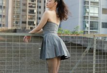 [IESS异思趣向] 2023.11.01 丝享家 1574 秋秋《灰色小礼裙》[78P-99.9M]-妹子图