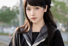 不呆猫-放课后野外JK[101P-1.75MB]-妹子图