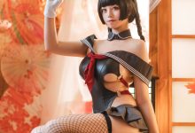 蜜汁猫裘 - NO.75 卯月桃子 [50P-758MB]-妹子图