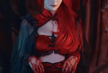 南桃Momoko - NO.82 红女巫 [19P-162MB]-妹子图