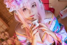 蜜汁猫裘 NO.023 索尼子和服 [19P-353MB]-妹子图