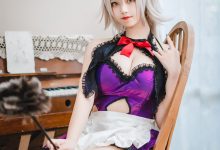 蜜汁猫裘 NO.041 贞德女仆 [40P-438MB]-妹子图