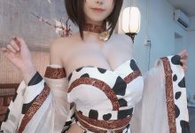 蜜汁猫裘 NO.067 奶牛 [30P-67.6MB]-妹子图