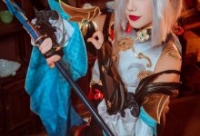 源纱希喵喵喵 - NO.13 申鹤 [15P-269MB]-妹子图