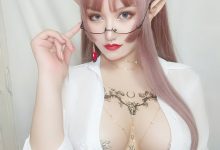 夏鸽鸽不想起床 - 纹身水钻 [42P+9V／143M]-妹子图