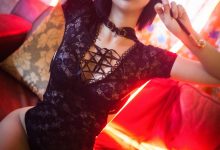 PINK RIBBON - Uuuha Mood_Black [115P+1V-3.8GB]-妹子图