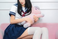 喵糖映画 VOL.012 蓝白水手服-妹子图